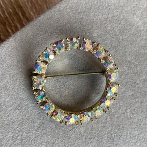 Stunning Vintage AB Brooch